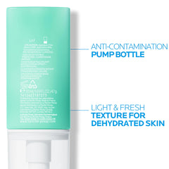 La Roche-Posay HydraVase moisturizer UAE in an anti-contamination pump bottle for dehydrated skin