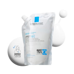 La Roche-Posay Lipikar body wash for eczema in refill pouch designed for sensitive skin care