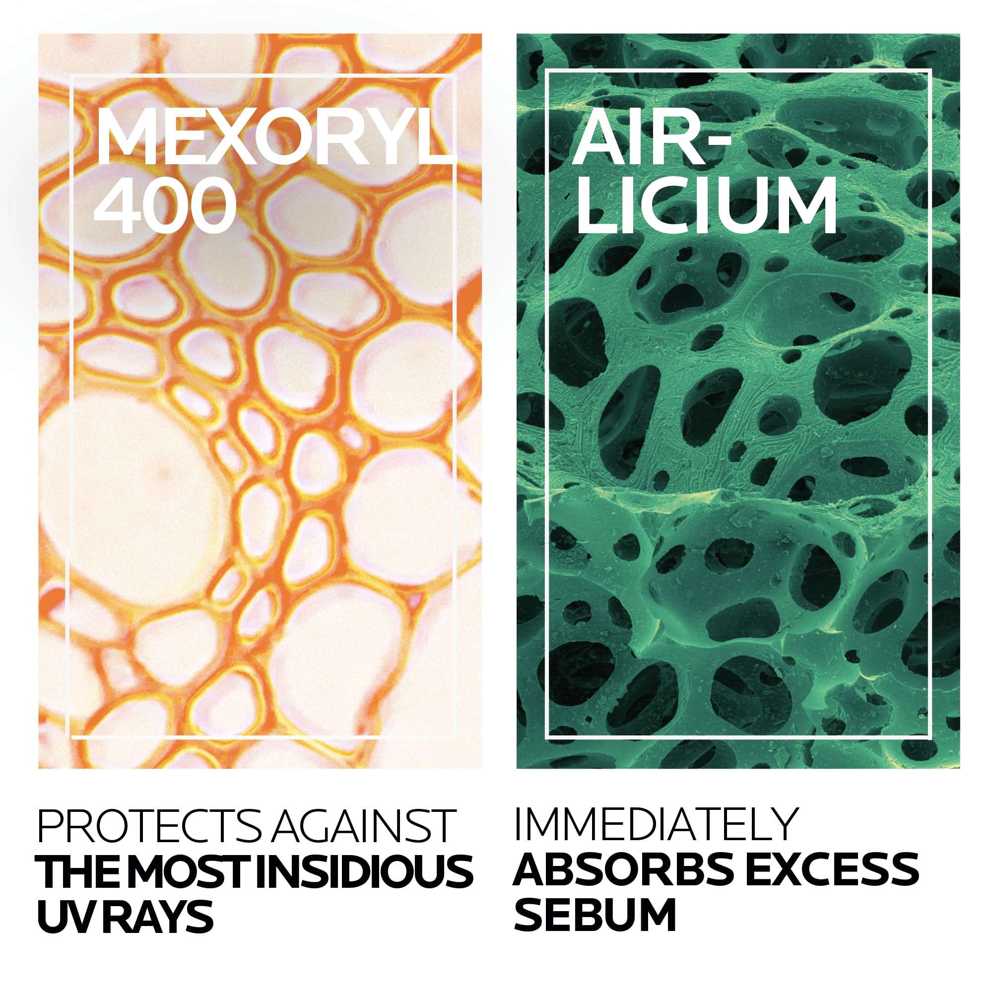 Anthelios Oil Control Sunscreen for Oily Skin with Mexoryl 400 and Airlicium for UV protection and sebum absorption