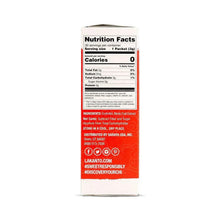 LAKANTO Monkfruit sweetener box nutrition facts panel, ingredients and calories