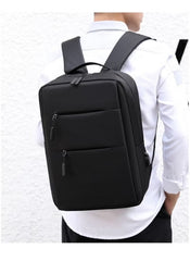 Huitich black casual backpack worn by person with large capacity school backpack design