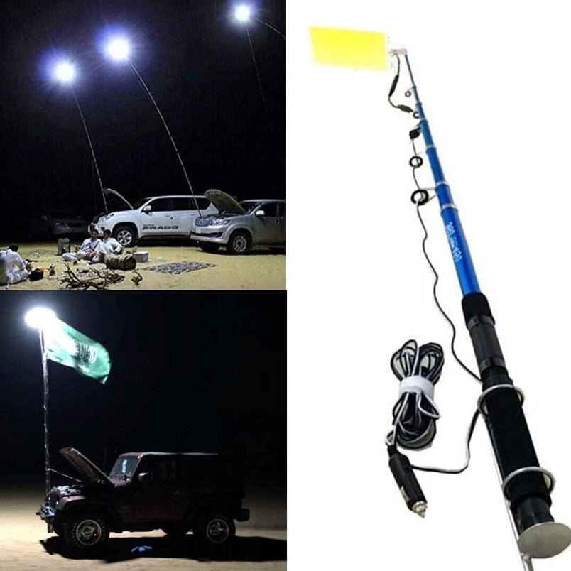LED Fishing and Camping Light Kit - 47W Power, 4598LM Output, Complete Accessories - Mumzar.com