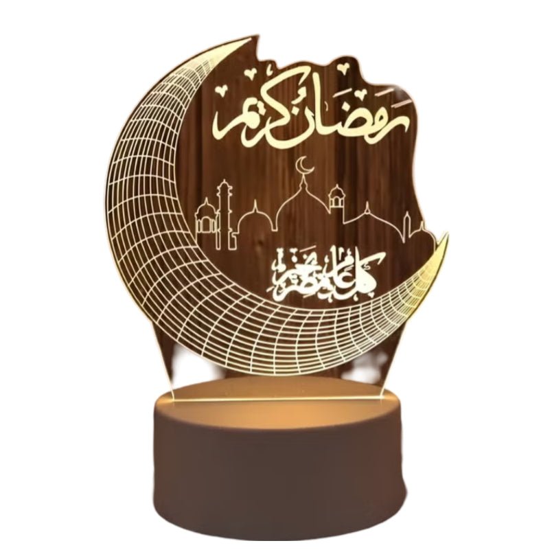 LED Ramadan Mubarak Lamp: Illuminate Your Celebrations - Mumzar.com