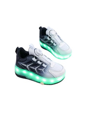 Huitich LED roller skate shoes with glowing green soles for stylish skating adventures