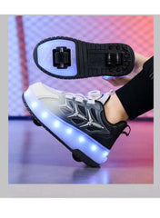 Huitich LED roller skate shoes with light-up soles for fun and stylish skating experiences