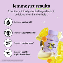 Probiotic gummies marketing graphic with bottle and pineapple-themed elements
