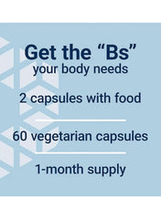 Life Extension Bioactive B-Complex Capsules UAE with 60 vegetarian capsules for a one-month supply