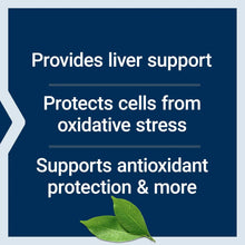 Glutathione supplement benefit panel for liver support and oxidative stress