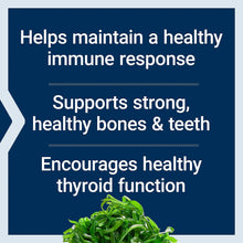 Promotional supplement text: Helps maintain a healthy immune response and thyroid function