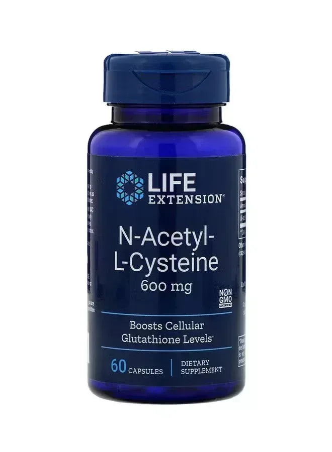 N-Acetyl-L-Cysteine (NAC) 600 mg – 60 Capsules - Mumzar