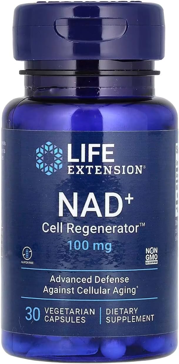 Life Extension NAD Cell Regenerator 100 mg supplements for advanced cellular aging support in UAE