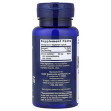 Life Extension Zinc Caps bottle back label, zinc 50 mg per vegetarian capsule