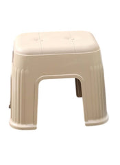 Beige huitich lightweight kids shoe stool made of durable plastic for easy use