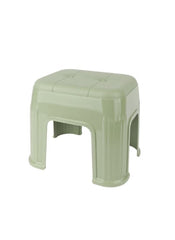 Huitich lightweight kids shoe stool in light green plastic for easy seating and shoe changing