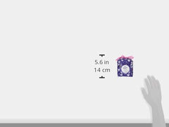 Lil lets teen night pads with wings purple floral pack pictured on white background with reaching hand
