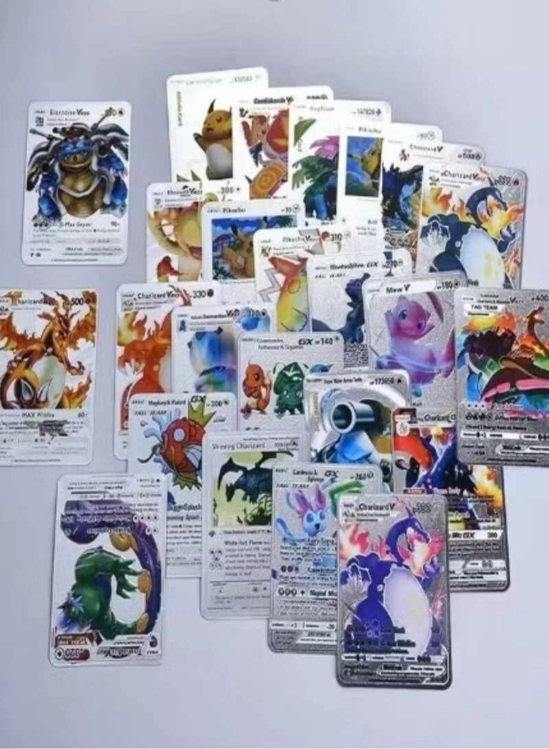 Limited edition Pokemon Aurum Collection Cards Silver Each card is a prized possession  online in Dubai and UAE at Mumzar.com better value compared to Noon, Amazon.ae, Carrefour, and Dubizzle when you shop for adults and kids at Mumzar.com free delivery in Dubai, Abu Dhabi, Sharjah, Ajman, Umm Al Quwain, Fujairah, and Ras Al Khaimah.