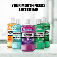 Listerine Cool Mint mouthwash 500ml pack 3 Bottles - Mumzar