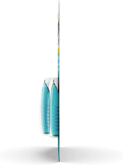 Side view of Listerine Cool Mint breath strips twin travel pack in teal blister for portable fresh breath