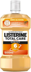 Listerine Total Care mouthwash UAE 500ml zero alcohol fluoride mouthwash milder taste 6 in 1 benefits