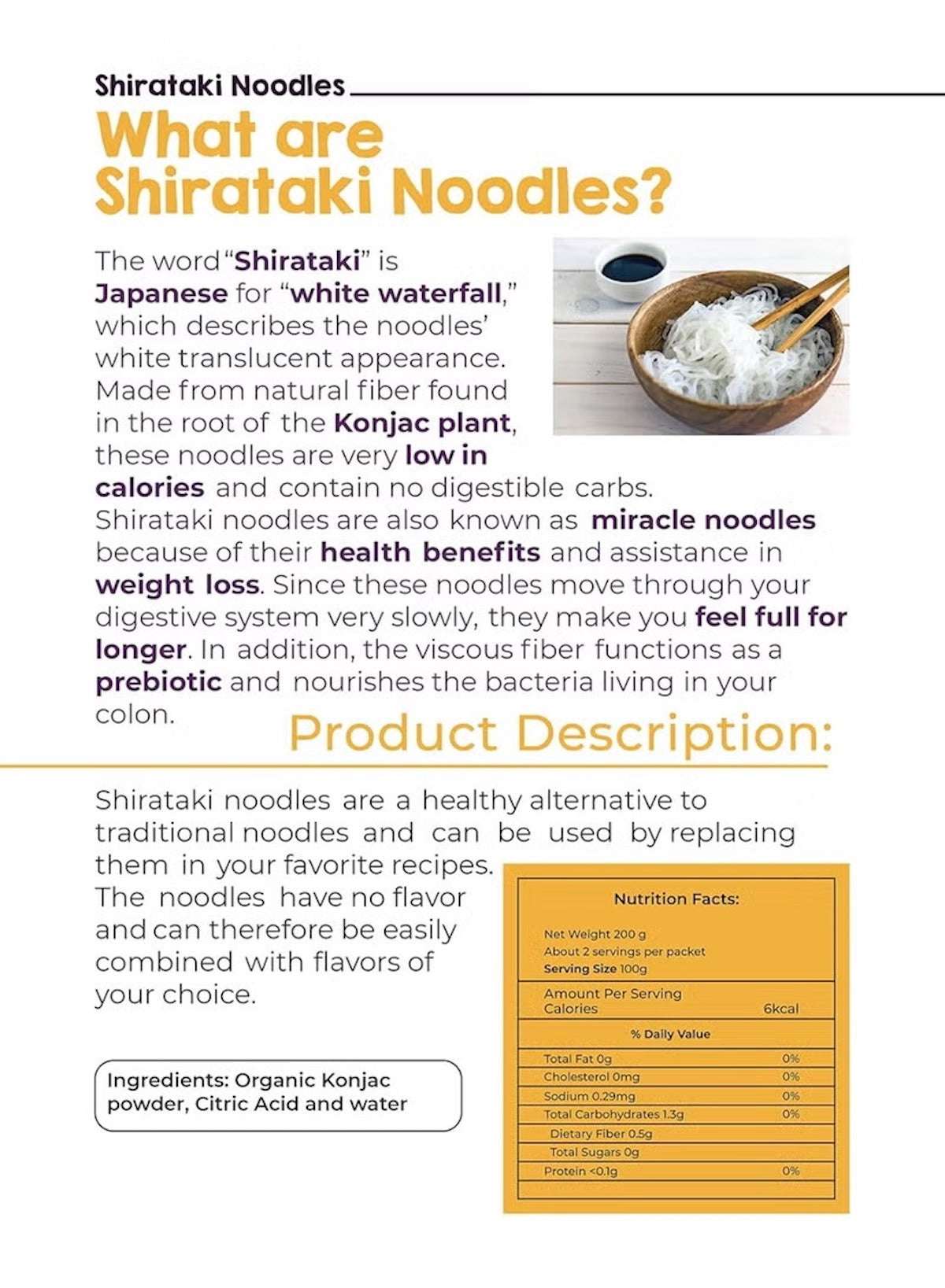 Organic Shirataki Noodles UAE for low-calorie, healthy meals and digestive benefits, made from Konjac plant