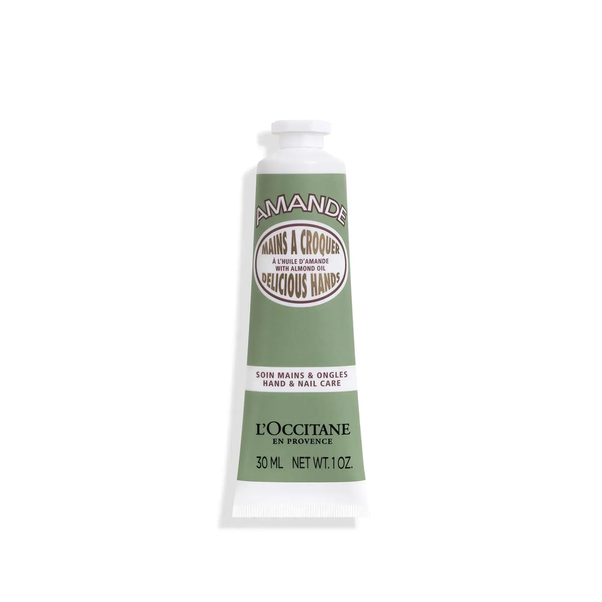 L'Occitane Delicious Hands Almond Hand & Nail Cream, 1 oz - Mumzar