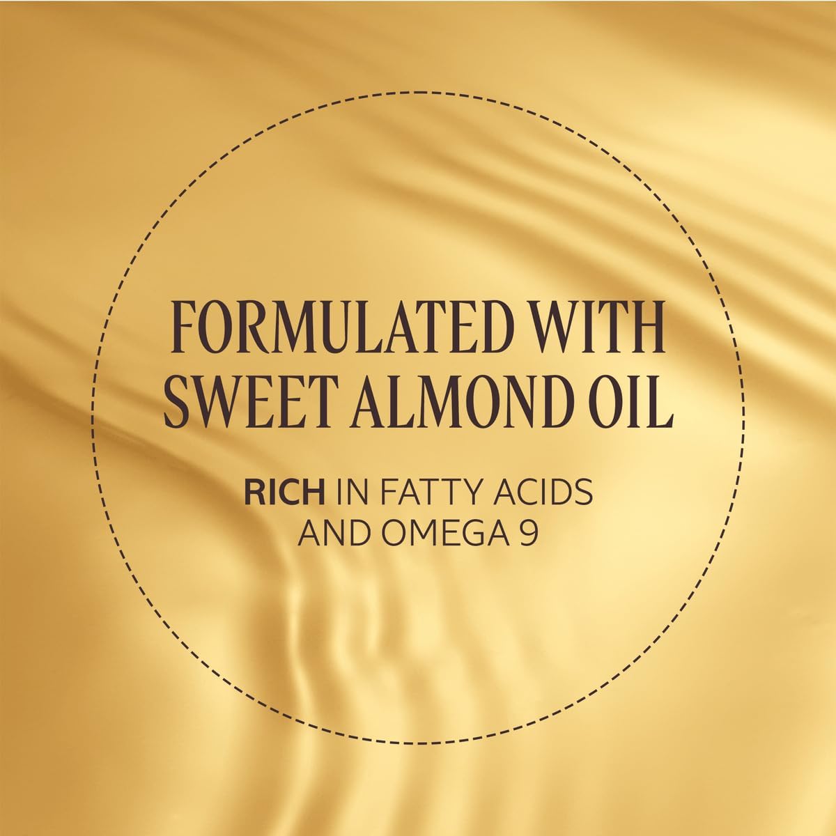 L'Occitane product featuring sweet almond oil rich in fatty acids and omega 9 for skincare benefits