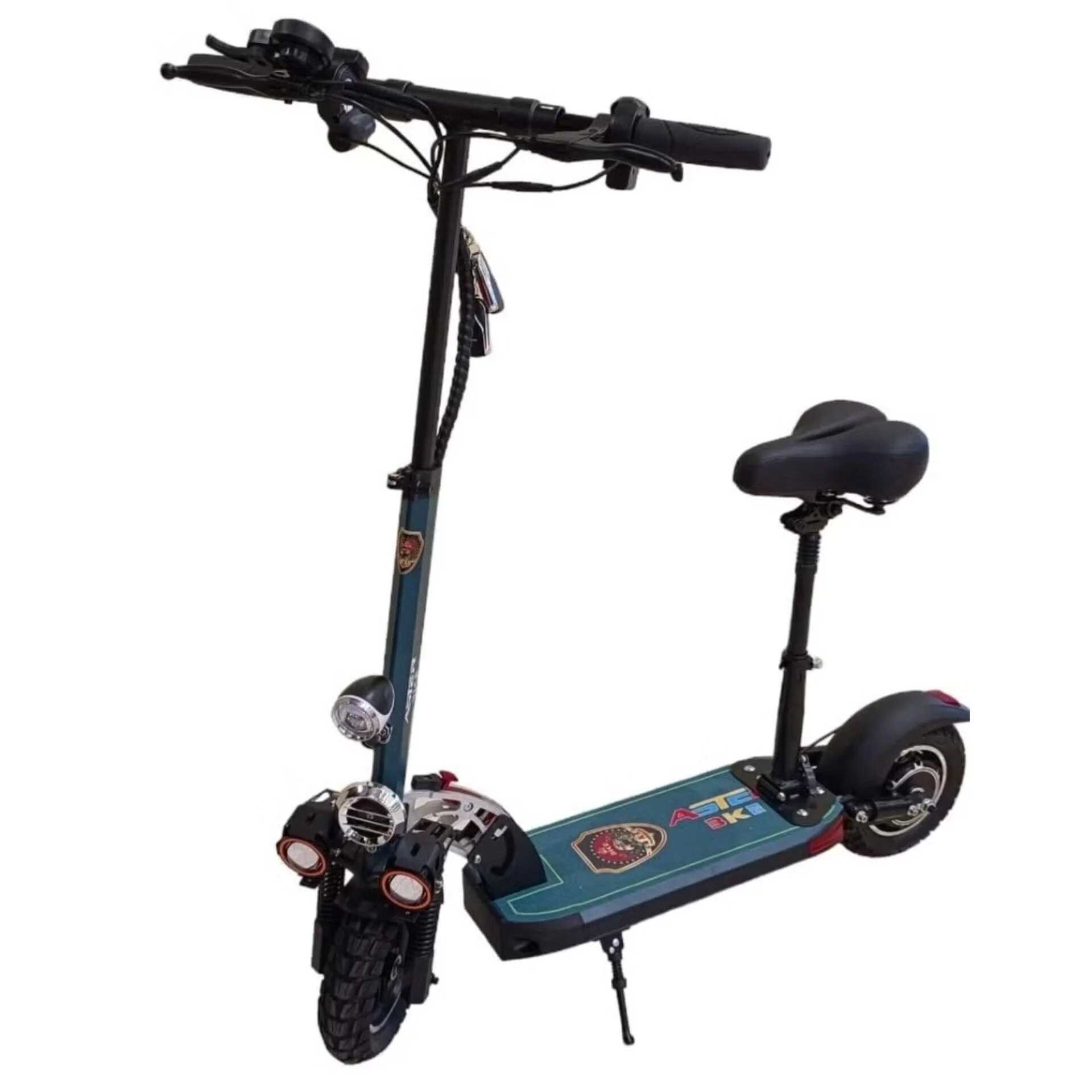 Huitich electric scooter with seat and thick tires ideal for long range electric bicycle Dubai travel