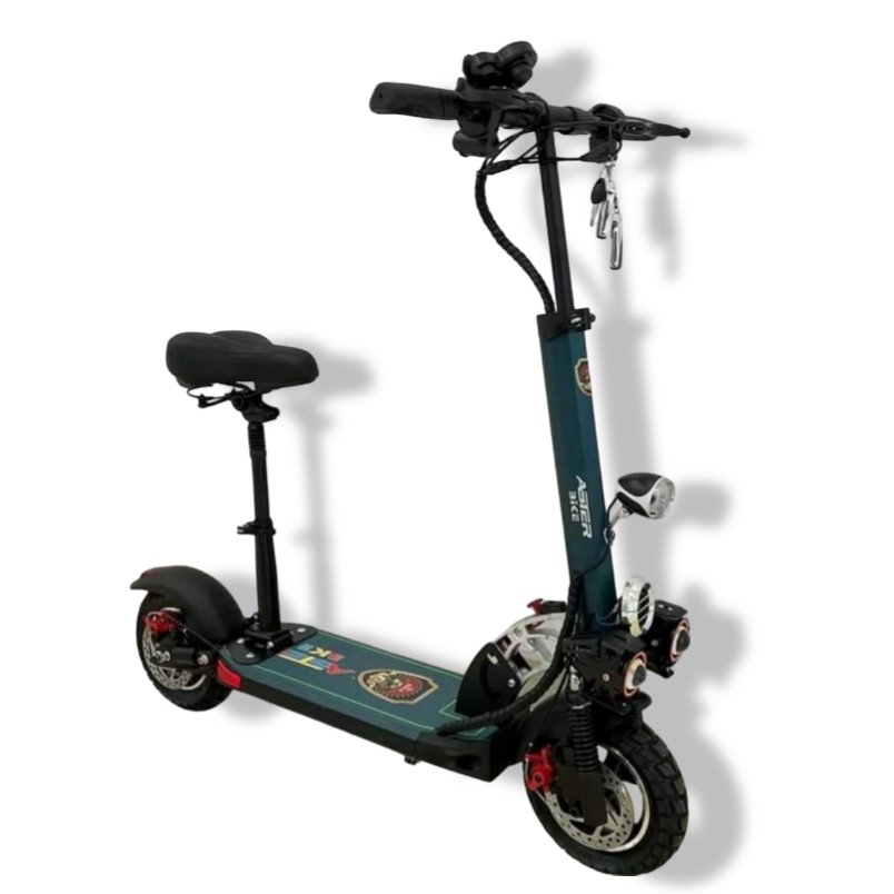 Huitich electric scooter with seat and sturdy tires designed as long range electric bicycle Dubai