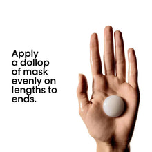 Hair repair rinse mask application: apply a dollop evenly on hair ends