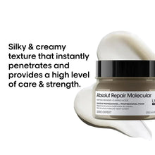 Hair repair rinse mask jar with black lid and white cream swirl