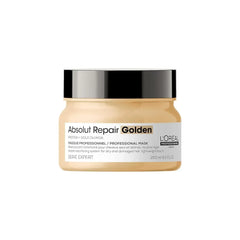 L'Oréal Professionnel | Absolute Repair Gold Mask | For Dry and Damaged Hair | Repairs and Moisturizes Dry and Damaged Hair | With Quinoa and Gold Protein | Serie Expert | 250 ml - Mumzar