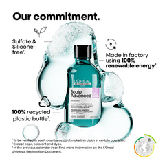 L'Oréal Professionnel Scalp Advanced Anti-Discomfort Shampoo for Sensitive Scalp in a recyclable bottle