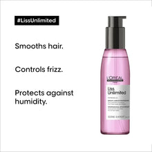 Liss Unlimited hair serum bottle with black pump and pink body