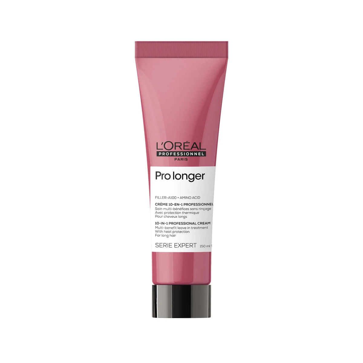 L'Oreal Pro Longer 10-in-1 cream for long hair in a sleek tube for hair care and revitalization