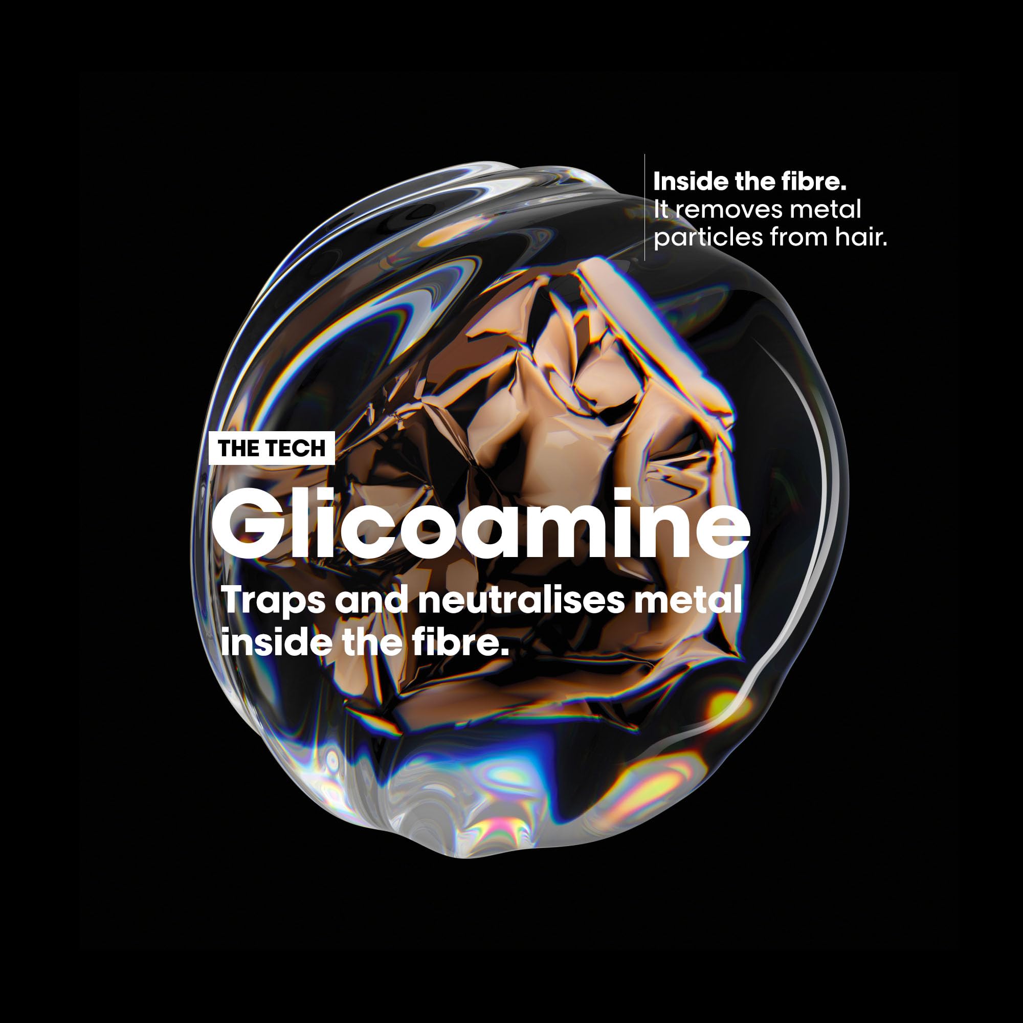 L'Oréal Professionnel Detox Mineral Oil for hair with Glicoamine technology to remove metal particles