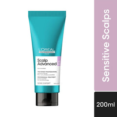L'Oréal sensitive scalp treatment in a 200ml tube for soothing and nourishing sensitive scalps