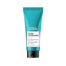Teal scalp treatment tube with black cap, Scalp Advanced