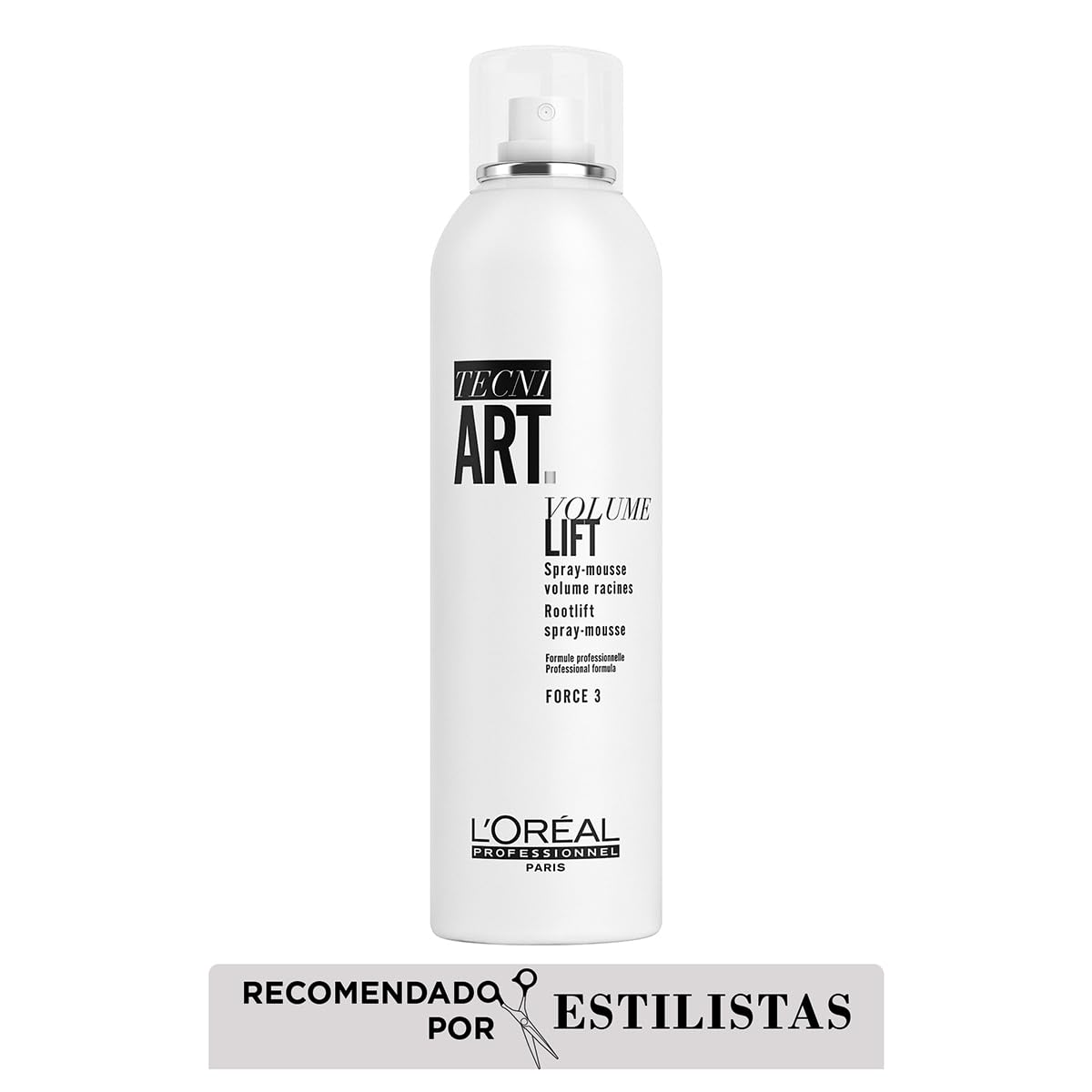 L’Oreal Volume Lift Mousse Spray for volume and texture with strong hold for styled hair