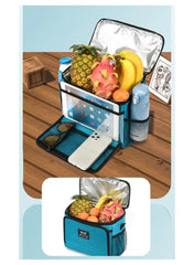 Huitich lunch box bag UAE with insulated compartment for food and pockets for personal items