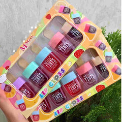 Huitich long lasting lip gloss pack with multiple vibrant shades in colorful packaging