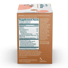 Supplement Facts panel for UpSpring Milkflow chocolate flavored drink mix