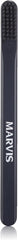 Marvis medium toothbrush in navy with MARVIS logo ergonomic handle and medium bristles for daily use
