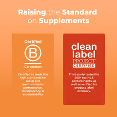 MaryRuth Organics liquid multivitamin for hair growth with certifications for quality and safety