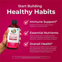 MaryRuth's liquid morning multivitamin bottle with immune support label