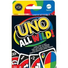 Huitich UNO All Wild card game packaging featuring colorful wild and action cards for fun gameplay