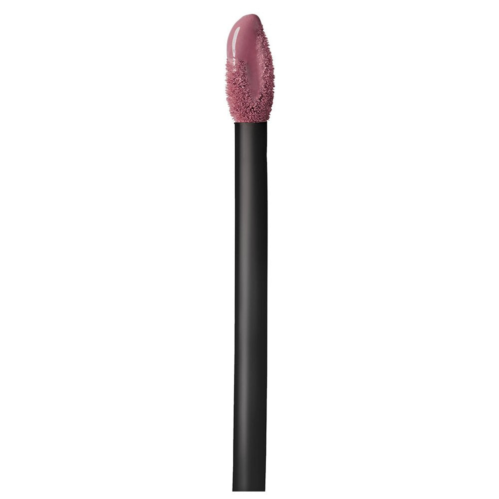 Maybelline SuperStay Matte Ink lipstick mauve applicator wand with angled sponge tip and black handle