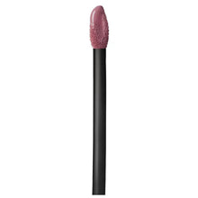 Maybelline SuperStay Matte Ink doe-foot applicator with mauve-pink lipstick