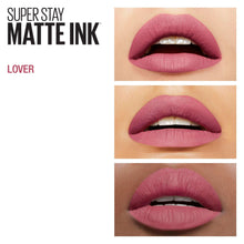 Maybelline SuperStay Matte Ink lip look in Lover mauve-pink, matte finish
