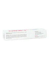 Mebo Scar ointment box, 50g, back label with directions and ingredients text