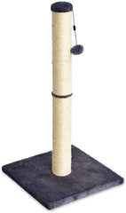 Huitich medium cat scratching post with sisal rope and soft base for enhanced stability